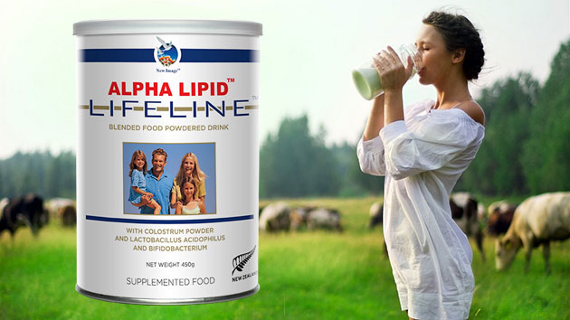 Dùng sữa non alpha lipid 